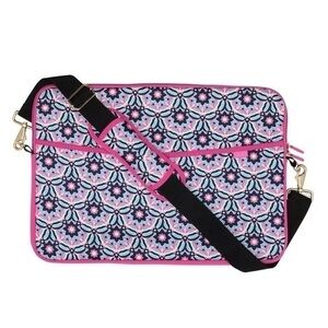QUIP LARGE LAPTOP BAG with messenger strap  in Kaleidoscope Print